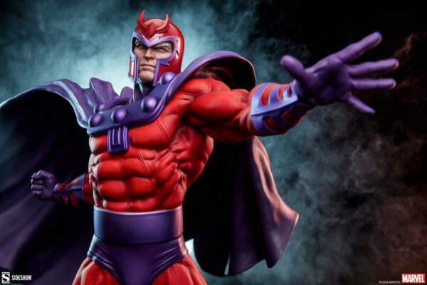 MARVEL – Statuette Premium Format Magneto: Master of Magnetism 64 cm – Image 4