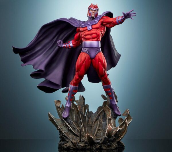 MARVEL – Statuette Premium Format Magneto: Master of Magnetism 64 cm – Image 6