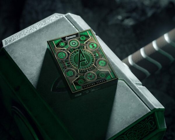MARVEL - Cartes à jouer Avengers (Version Verte) – Image 2
