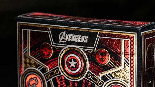 MARVEL - Jeu de Cartes à jouer Avengers (Version Rouge) – Image 4