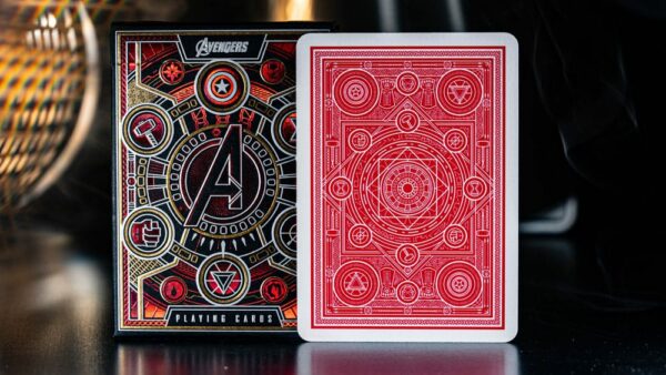 MARVEL - Jeu de Cartes à jouer Avengers (Version Rouge) – Image 14