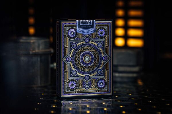 MARVEL – Jeu de Cartes à jouer Avengers (Version Bleue) – Image 11