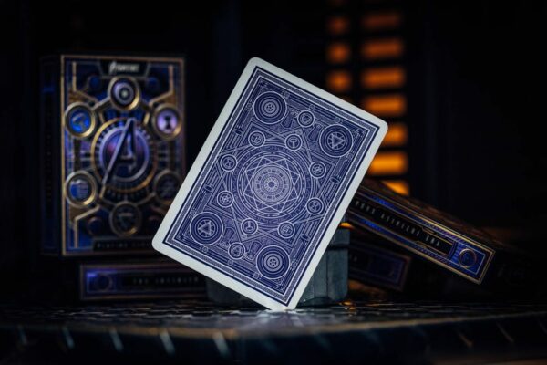 MARVEL – Jeu de Cartes à jouer Avengers (Version Bleue) – Image 16