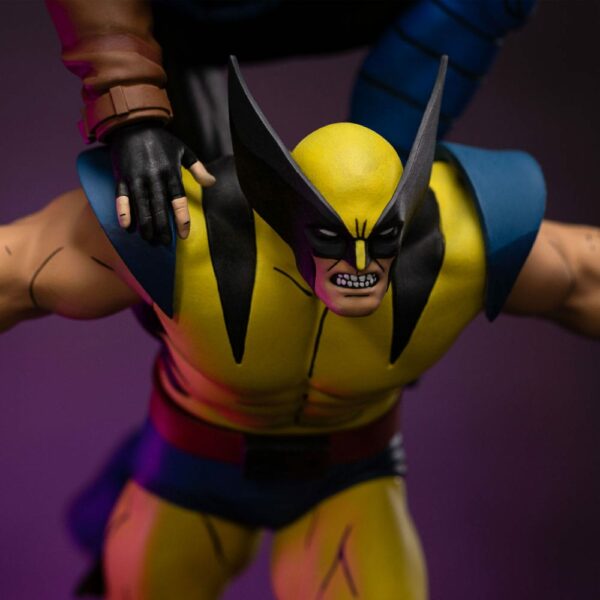 MARVEL – Statuette 1/10 Deluxe Art Scale X-Men ’97 Gambit & Wolverine 29 cm – Image 7