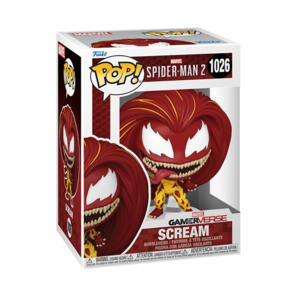 Scream (Marvel’s Spider-Man 2) – Figurine Marvel Funko POP! n°1026 – Image 2