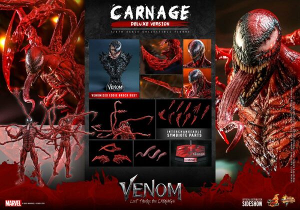 MARVEL – Figurine 1/6 Movie Masterpiece Carnage (Venom: Let There Be Carnage) Deluxe Version 43 cm – Image 5