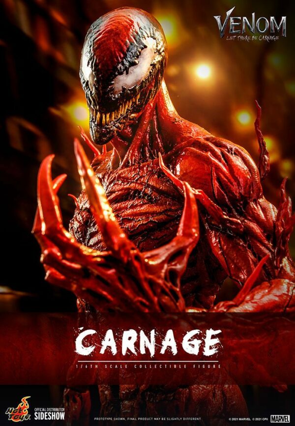 MARVEL – Figurine 1/6 Movie Masterpiece Carnage (Venom: Let There Be Carnage) 43 cm – Image 2