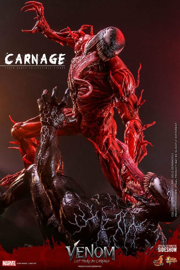 MARVEL – Figurine 1/6 Movie Masterpiece Carnage (Venom: Let There Be Carnage) 43 cm – Image 4