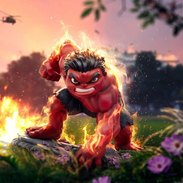 MARVEL – Figurine Red Hulk Mini Co 16 cm – Image 7