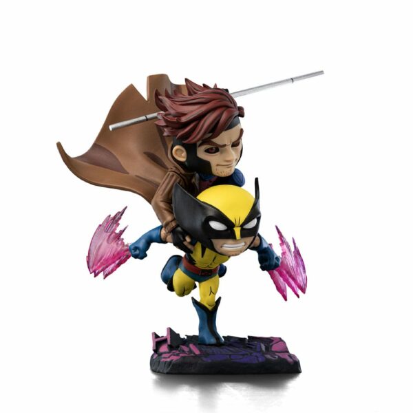 MARVEL – Figurine Gambit & Wolverine Mini Co X-Men '97 23 cm – Image 3