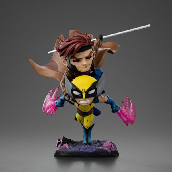 MARVEL – Figurine Gambit & Wolverine Mini Co X-Men '97 23 cm – Image 7