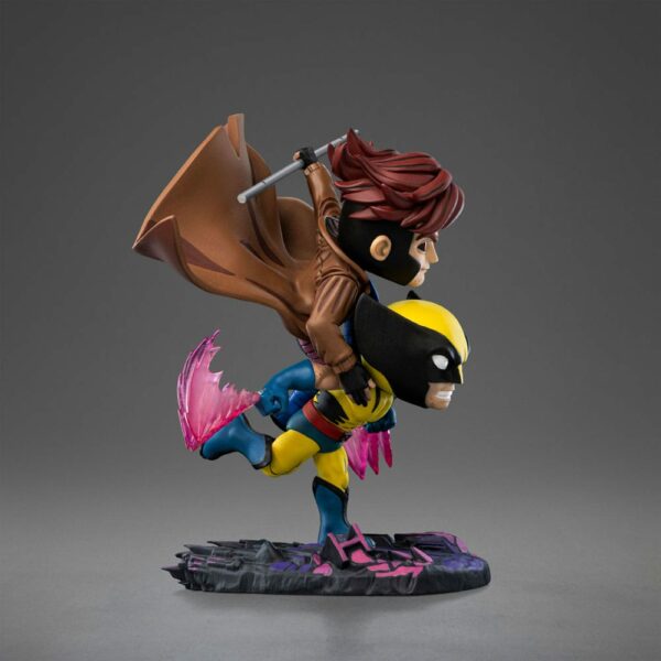 MARVEL – Figurine Gambit & Wolverine Mini Co X-Men '97 23 cm – Image 8