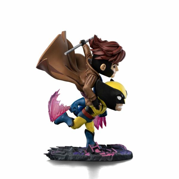 MARVEL – Figurine Gambit & Wolverine Mini Co X-Men '97 23 cm – Image 9
