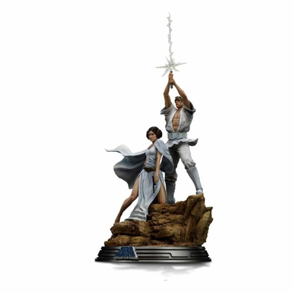 STAR WARS – Statuette 1/10 Art Scale Luke & Leia 41 cm – Image 2