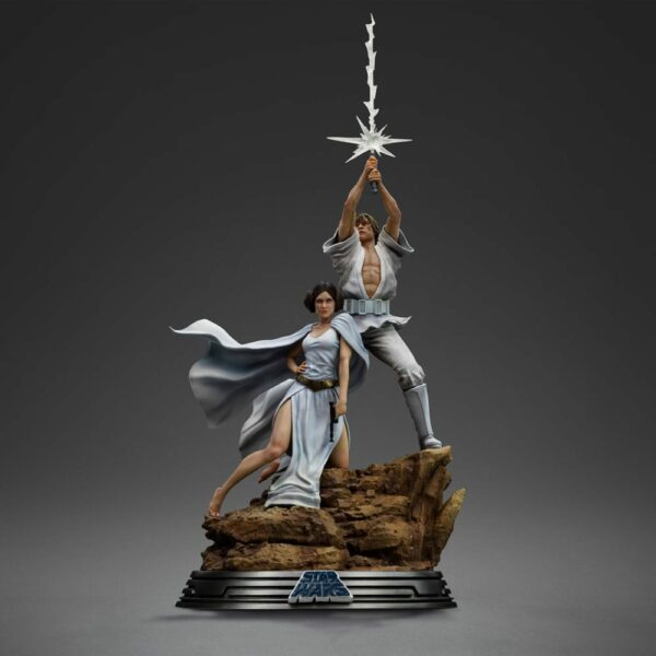 STAR WARS – Statuette 1/10 Art Scale Luke & Leia 41 cm – Image 3