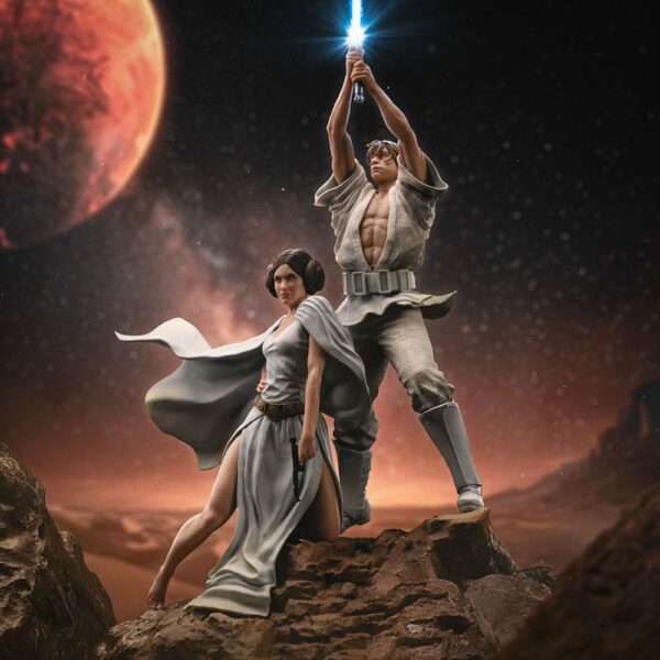 STAR WARS – Statuette 1/10 Art Scale Luke & Leia 41 cm – Image 8