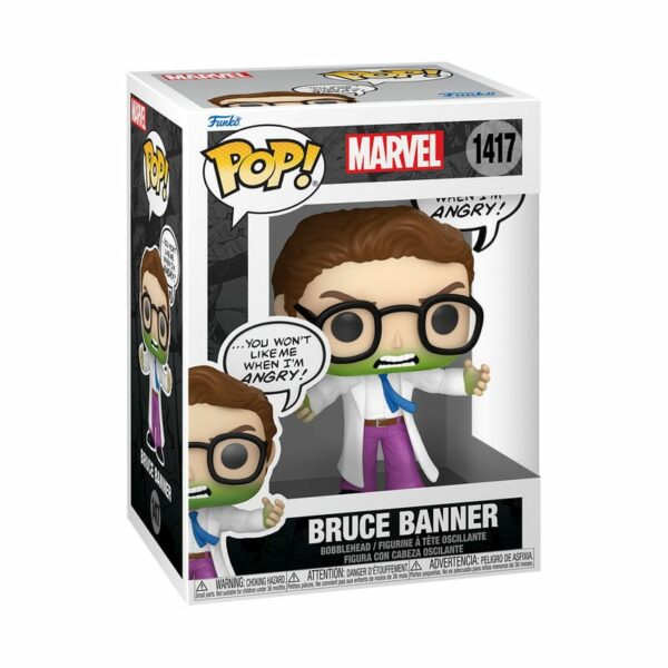 Bruce Banner (Don't Make me Angry) – Figurine Funko POP! Marvel Comics n°1417 – Image 2
