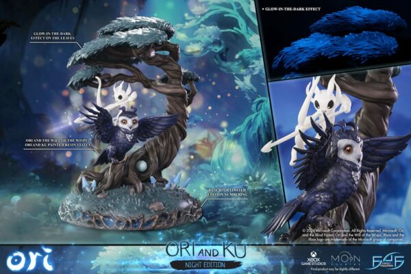 ORI – Statuette Ori & Ku (Ori and the Will of the Wisps) Night Version 38 cm – Image 8