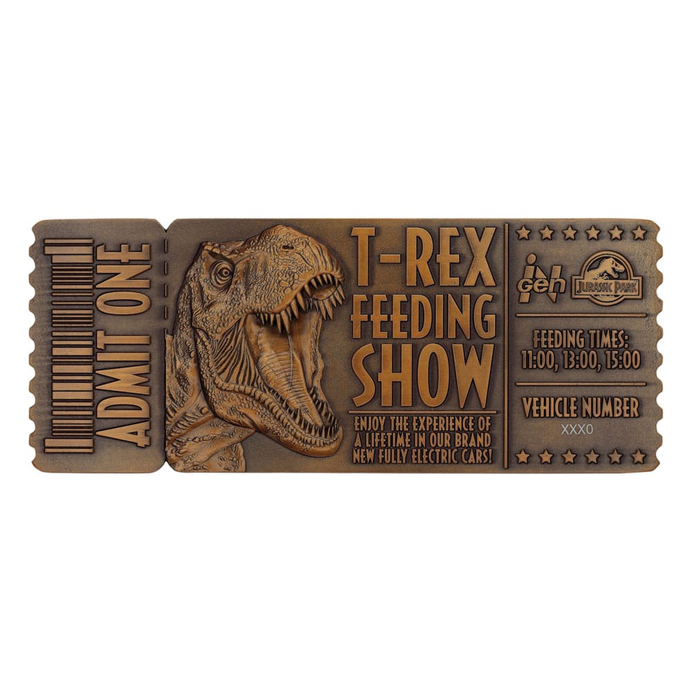 Réplique 1/1 Feeding Show Ticket (Jurassic Park)