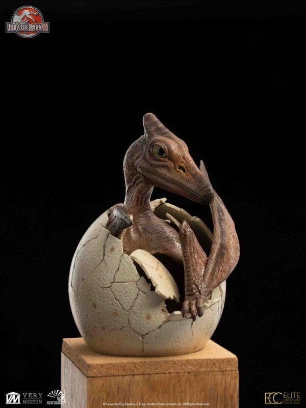 JURASSIC PARK – Set 3 Statuettes Hatchling Pterosaur Jurassic Park III 16 cm – Image 8