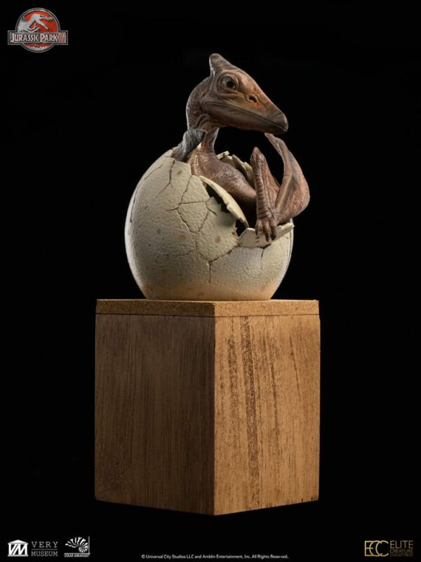 JURASSIC PARK – Set 3 Statuettes Hatchling Pterosaur Jurassic Park III 16 cm – Image 14