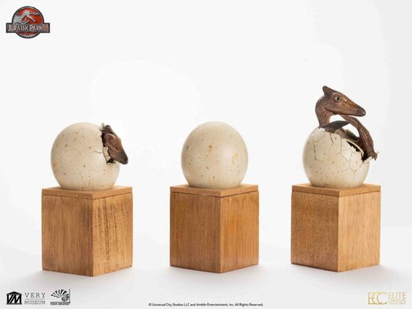 JURASSIC PARK – Set 3 Statuettes Hatchling Pterosaur Jurassic Park III 16 cm – Image 30