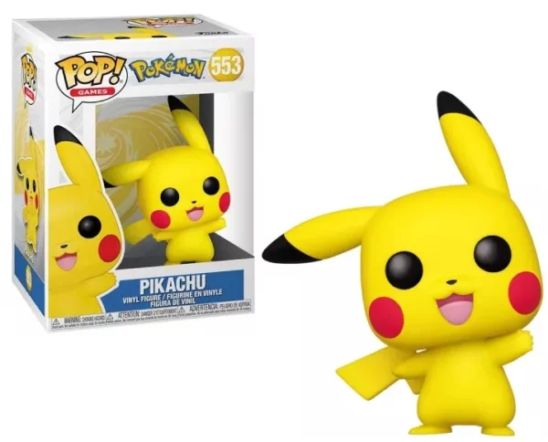 Pikachu (Flocked) – Figurine Pokémon Funko POP! n°553 – Image 2