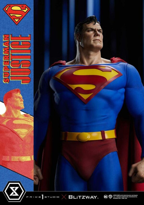 DC COMICS – Statuette 1/4 Premium Masterline Series Superman Justice Comics 57 cm – Image 3