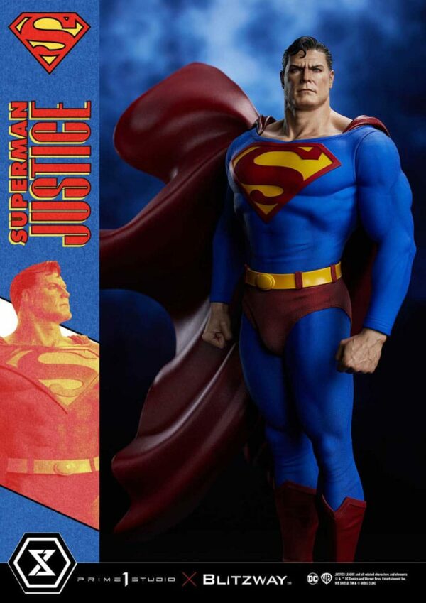 DC COMICS – Statuette 1/4 Premium Masterline Series Superman Justice Comics 57 cm – Image 11