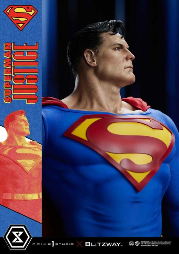 DC COMICS – Statuette 1/4 Premium Masterline Series Superman Justice Comics 57 cm – Image 13