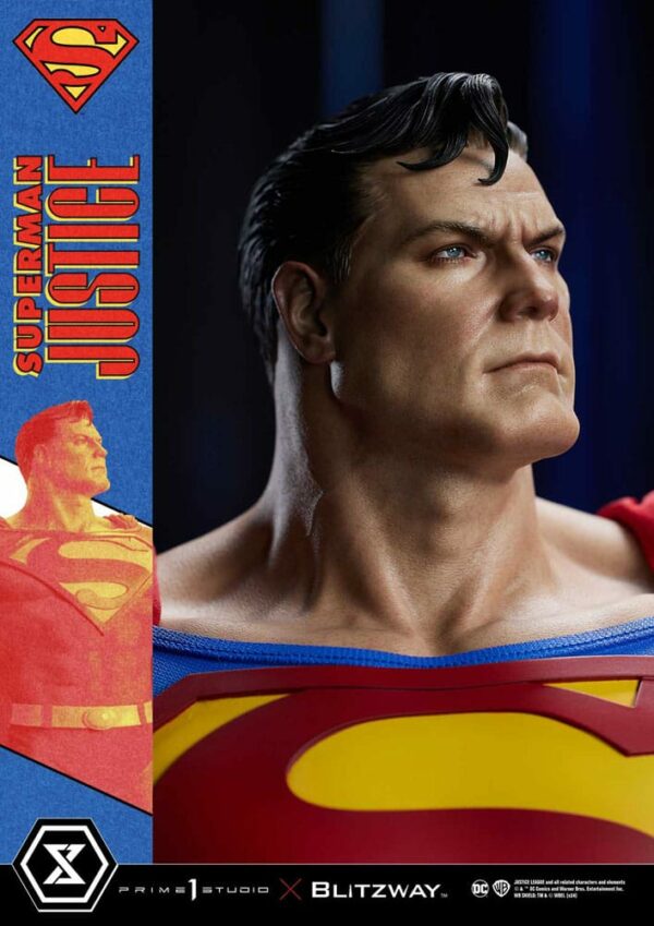 DC COMICS – Statuette 1/4 Premium Masterline Series Superman Justice Comics 57 cm – Image 14