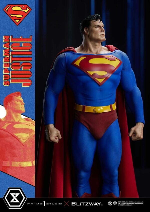 DC COMICS – Statuette 1/4 Premium Masterline Series Superman Justice Comics 57 cm – Image 17