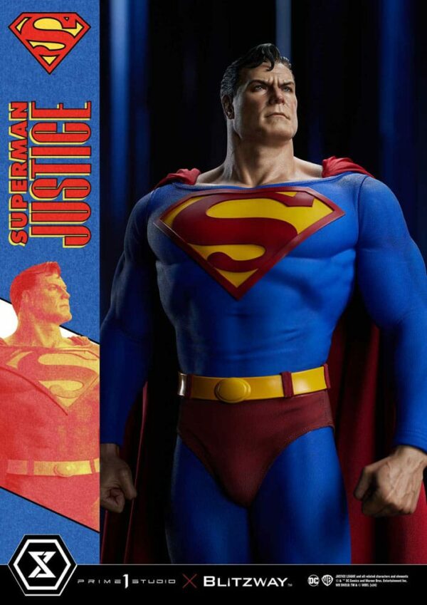 DC COMICS – Statuette 1/4 Premium Masterline Series Superman Justice Comics 57 cm – Image 20