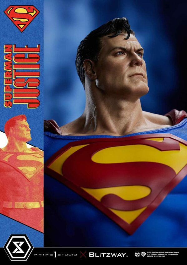 DC COMICS – Statuette 1/4 Premium Masterline Series Superman Justice Comics 57 cm – Image 23