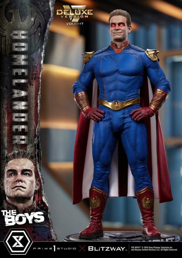 THE BOYS – Statuette 1/4 Homelander Premium Masterline Series Deluxe Version 57 cm – Image 4
