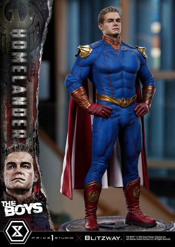 THE BOYS – Statuette 1/4 Homelander Premium Masterline Series Deluxe Version 57 cm – Image 19