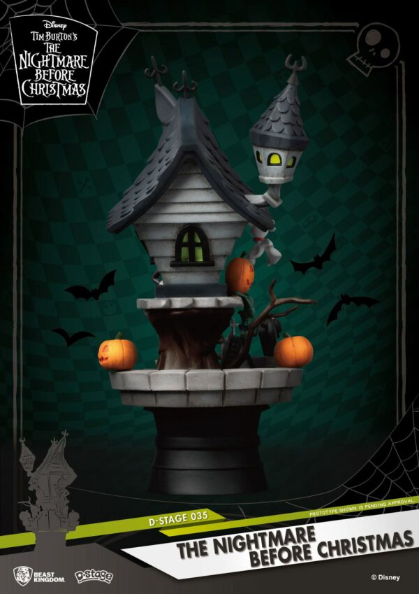 L’ÉTRANGE NOËL DE MONSIEUR JACK – Figurine / Diorama D-Stage Jack's Haunted House 15 cm – Image 3