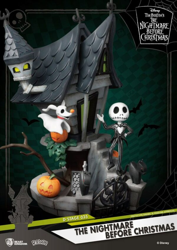 L’ÉTRANGE NOËL DE MONSIEUR JACK – Figurine / Diorama D-Stage Jack's Haunted House 15 cm – Image 5