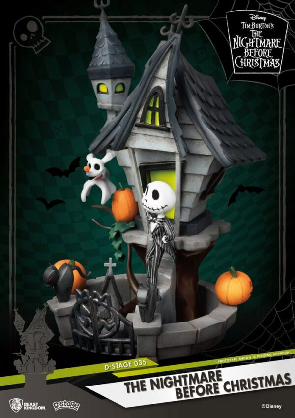 L’ÉTRANGE NOËL DE MONSIEUR JACK – Figurine / Diorama D-Stage Jack's Haunted House 15 cm – Image 6