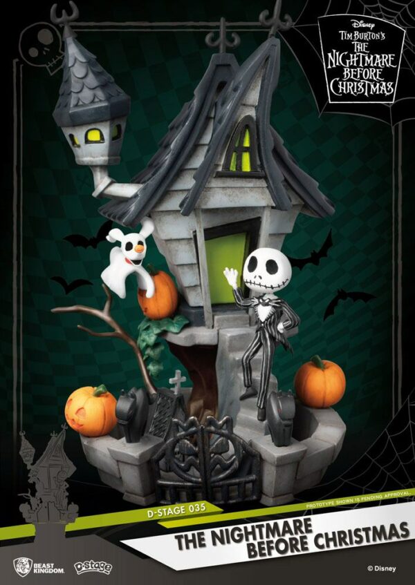 L’ÉTRANGE NOËL DE MONSIEUR JACK – Figurine / Diorama D-Stage Jack's Haunted House 15 cm – Image 7