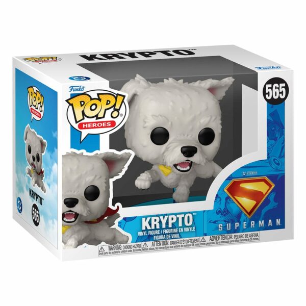 Krypto (Superman 2025) – Figurine DC Comics Funko POP! n°565 – Image 2