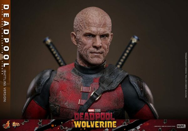 MARVEL – Figurine 1/6 Movie Masterpiece Deadpool Battling Version (Deadpool & Wolverine) 31 cm – Image 13