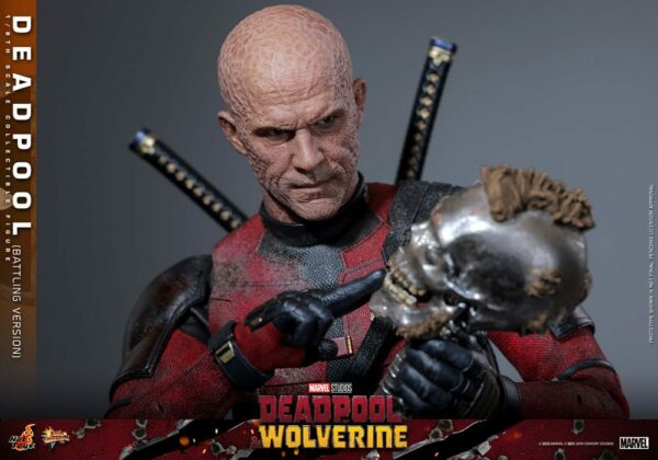 MARVEL – Figurine 1/6 Movie Masterpiece Deadpool Battling Version (Deadpool & Wolverine) 31 cm – Image 14