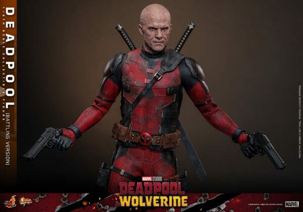 MARVEL – Figurine 1/6 Movie Masterpiece Deadpool Battling Version (Deadpool & Wolverine) 31 cm – Image 15