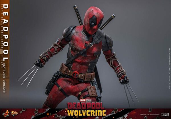 MARVEL – Figurine 1/6 Movie Masterpiece Deadpool Battling Version (Deadpool & Wolverine) 31 cm – Image 17