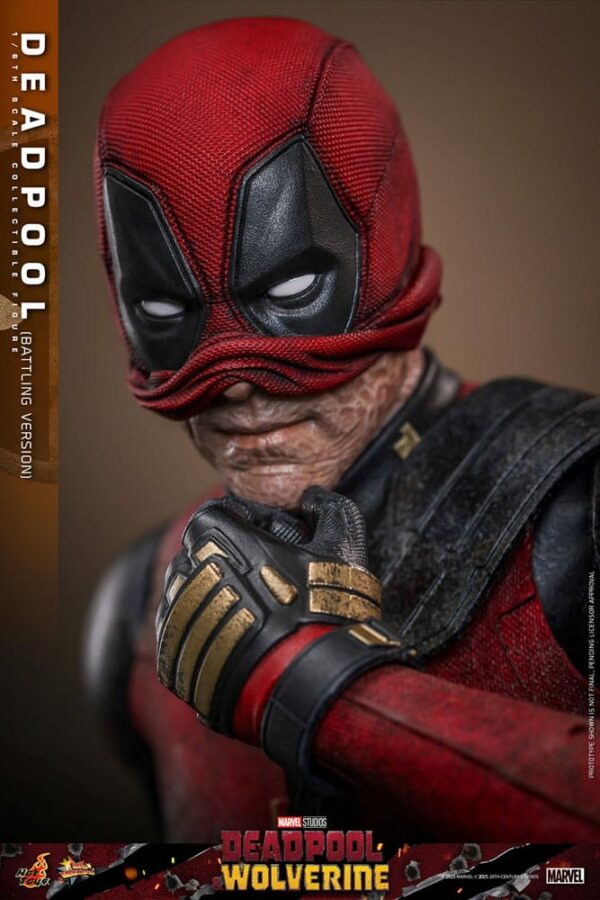 MARVEL – Figurine 1/6 Movie Masterpiece Deadpool Battling Version (Deadpool & Wolverine) 31 cm – Image 19