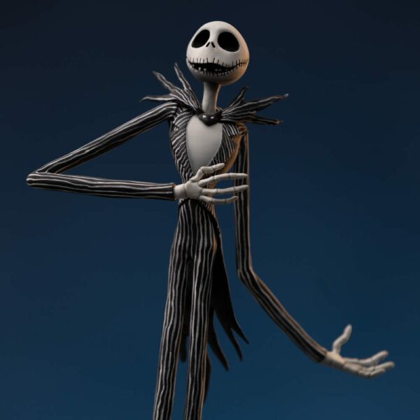 L’ÉTRANGE NOËL DE MONSIEUR JACK –  Statuette 1/10 Art Scale Jack Skellington 36 cm – Image 2