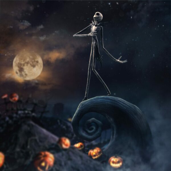 L’ÉTRANGE NOËL DE MONSIEUR JACK –  Statuette 1/10 Art Scale Jack Skellington 36 cm – Image 13
