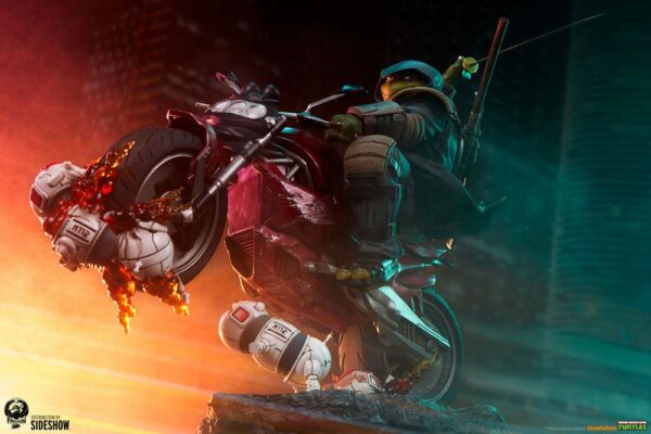 LES TORTUES NINJA – Statuette 1/4 The Last Ronin on Bike 53 cm – Image 6