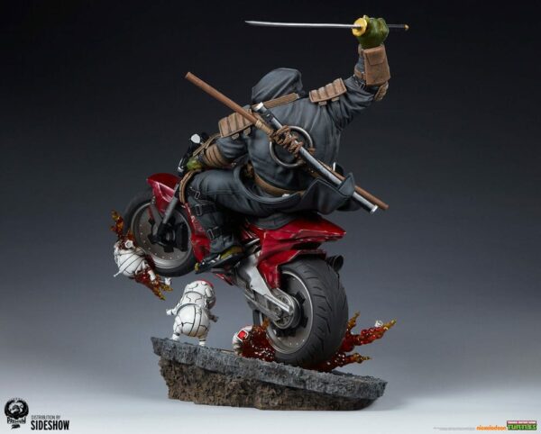 LES TORTUES NINJA – Statuette 1/4 The Last Ronin on Bike 53 cm – Image 8